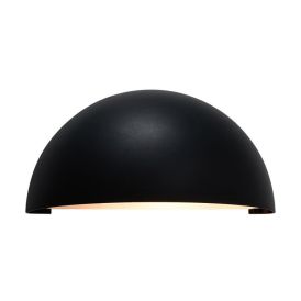 Veggljós E14 Scorpius svart 20 cm
