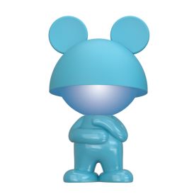Borðlampi björn blár USB með RGB 21,8cm Veli Line