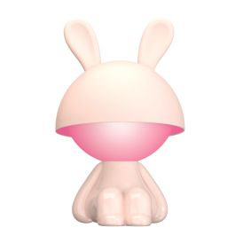 Borðlampi kanína bleik USB með RGB 19,4cm Veli Line