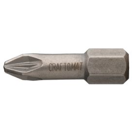 Skrúfbiti PZ2 1/4" 25 mm Craftomat TDC