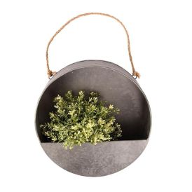 Vegg blómapottur Ø30cm Esschert Design sinkhúðað