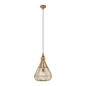 Hangandi ljós E27 Amsdield Ø35cm tré 