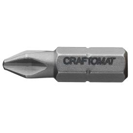 Skrúfbitar PH2 1/4" 25 mm 3 stk Craftomat