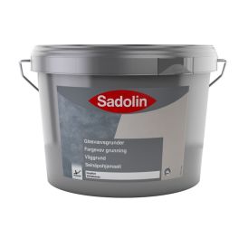 Grunnur Glervefur og Filti matt hvítur 10L Sadolin