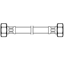 Tengislanga Diaqua DN8 Fxf 1/2"X1/2" 50cm