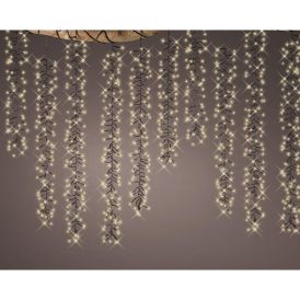 Grýlukertasería 1080 LED 2m IP44 Lumineo Cascade Cluster