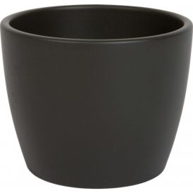 Blómapottur Maja svartur 20cm Scan-Pot