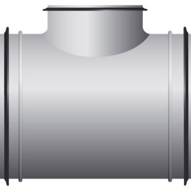 T-stykki Ø125/100 mm