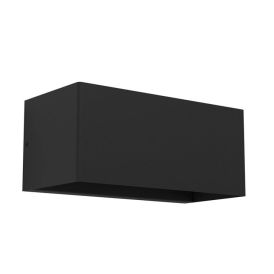 Veggljós LED Lesmo 2,2W 24cm IP44 svart