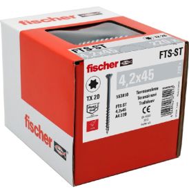 Pallaskrúfa Ø4,2x45mm ryðfrí A4 TX Fischer 220stk
