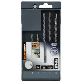 Steinborasett Ø5-10 mm Craftomat 5 stk