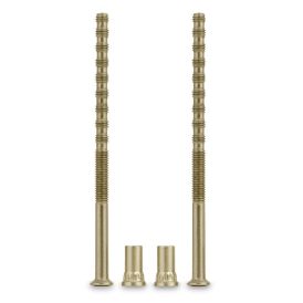 Skrúfa fyrir hurðarhún M4x90mm Jasa 2stk messing