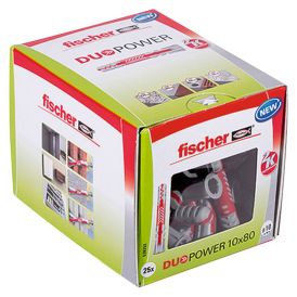 Tappi alhliða 10x80mm Fischer Duopower 25stk