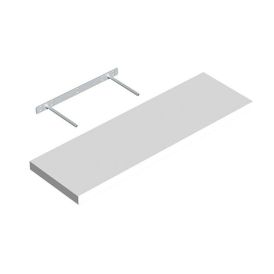 Hilla fljótandi 240x800x38 mm Regalux XL4 hvít