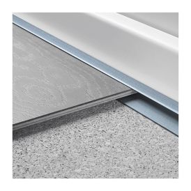 Endanef U-prófíll 270x3x1,35cm Logoclic silfur