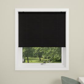 Plíseruð gardína 100x160 cm Debel Touch svört
