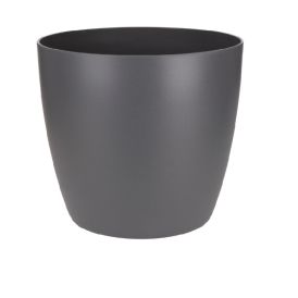 Blómapottur Brussels Round Mini Ø7cm dökkgrár