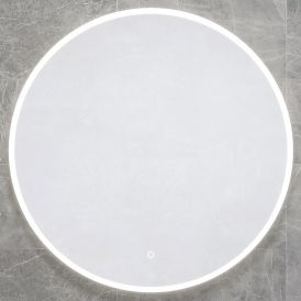 Spegill hringlaga LED rammi 100 cm Skärgård