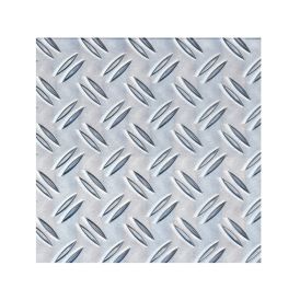 Álplata 250x500x1,5mm riffluð