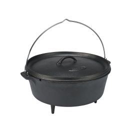 Dutch oven pottur 5,5L Bon-fire steypujárn