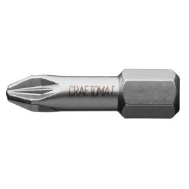 Skrúfbiti PZ2 1/4" 25 mm Craftomat TS