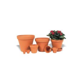 Blómapottur rauður terracotta 20cm Scan-Pot