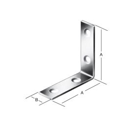 Vinkill 8stk 80x80x18mm Vormann galv.