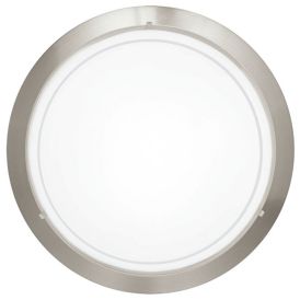 Kúpull LED Planet 1 8,2W Ø29cm burstað stál