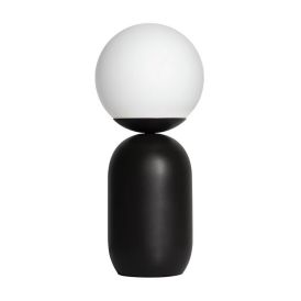 Borðlampi E14 Notti svartur 35 cm