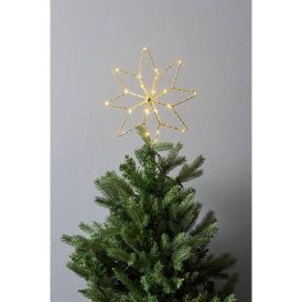 Jólatréstoppur stjarna LED Topsy 23x30 cm