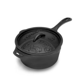 Steypujárnspottur með loki 2L Petromax