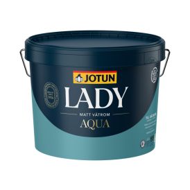 Baðherbergismálning Lady Aqua 9L hvít mött