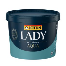 Baðherbergismálning Lady Aqua 2,7L hvít mött